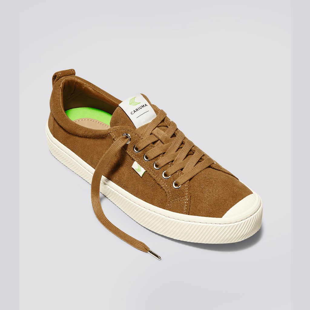 OCA LOW Cariuma Low Top Daim Camel Femme | CUR-4818735